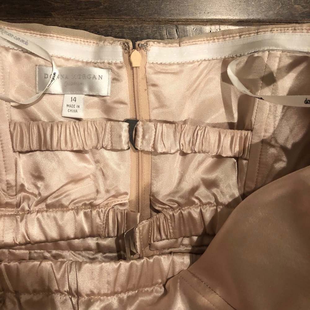 Donna Morgan Laura Sweetheart Long Chiffon Dress - Picture 5 of 6